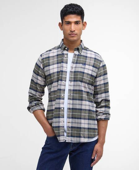 Kyeloch Tailored Long-Sleeved Shirt Forest Mist Kyeloch Tailored Long-Sleeved Shirt Forest Mist