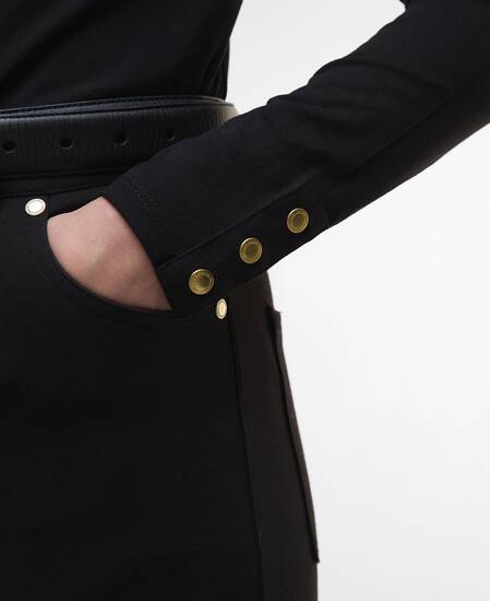 Maglia a spalle scoperte Juliana Black