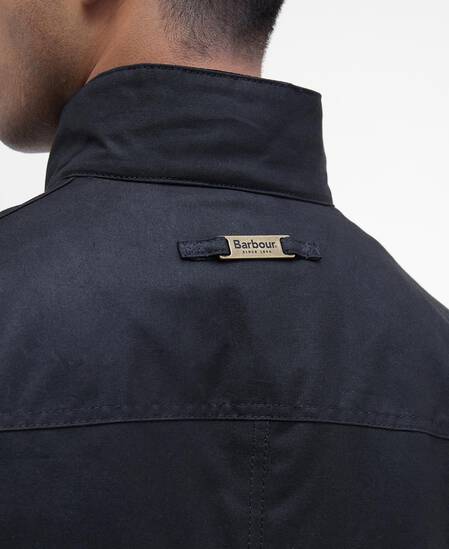 Ogston Waxed Jacket Black-Classic