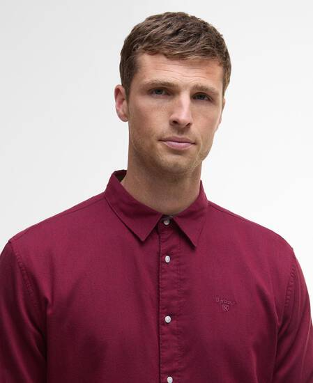 Sealane Relaxed Long-Sleeved Shirt Biking Red