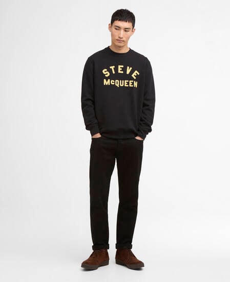 Sweatshirt Chainstitch Black