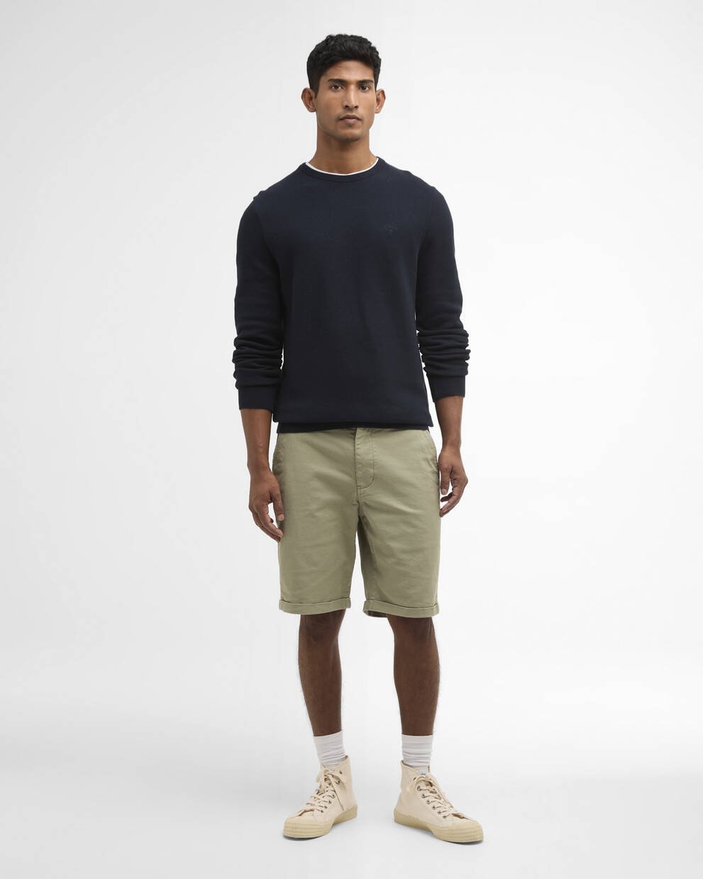 Essential Honeycomb Crew Neck Sweater