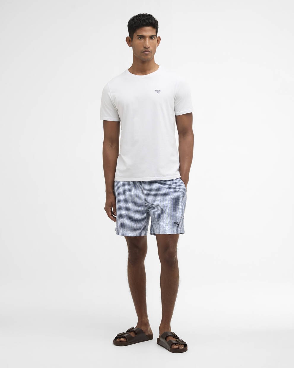 Badeshorts Gingham Seersucker