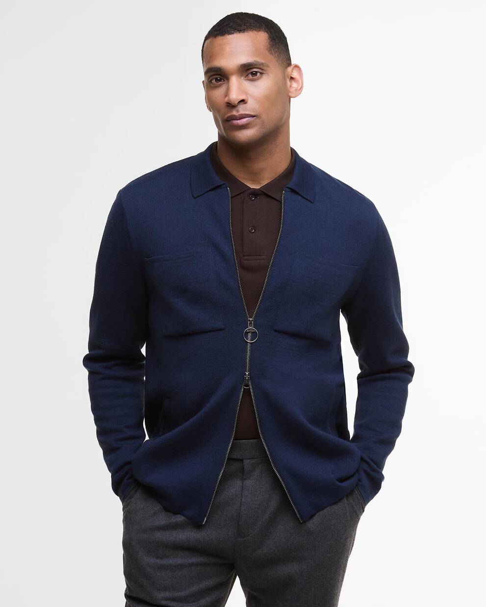 Croscombe Zip-Up Cardigan