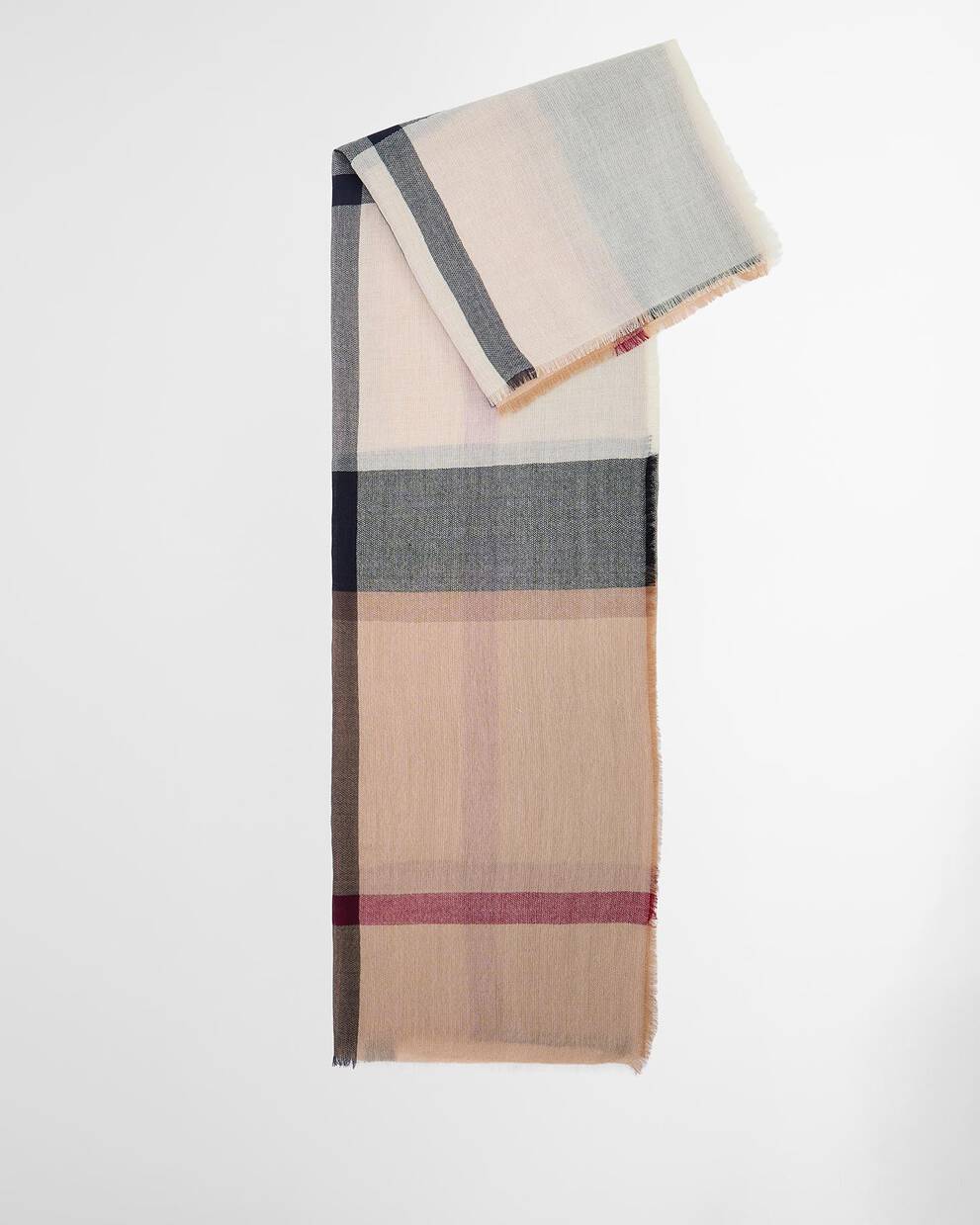 Saffron Tartan Lambswool Scarf