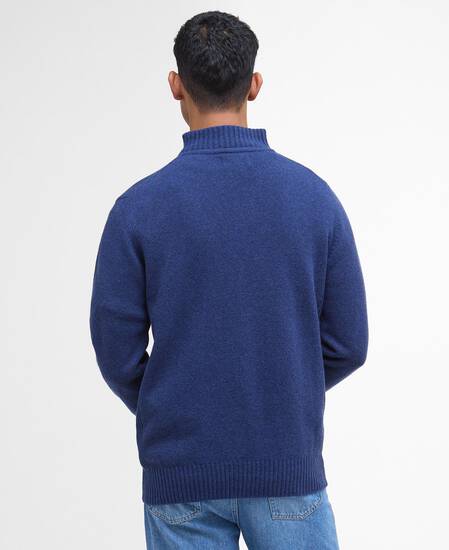 Essential Half-Zip Jumper Atlantic Blue