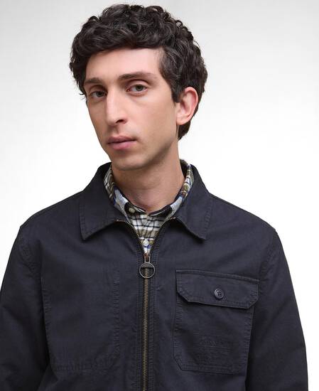 Harton Relaxed Overshirt Dark Navy