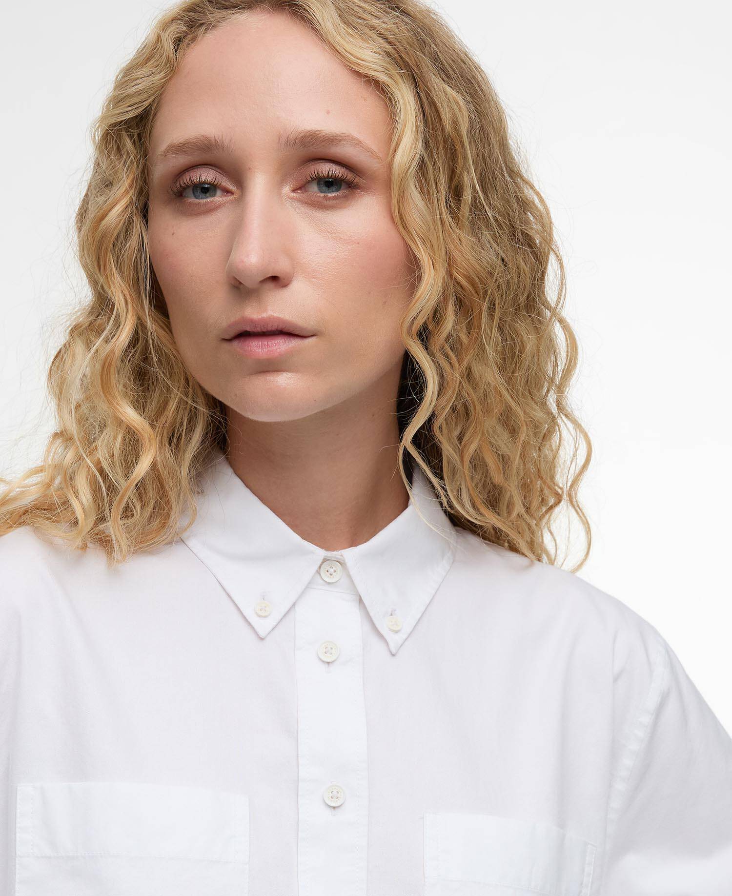 Camicia a maniche lunghe Wren White image number 3