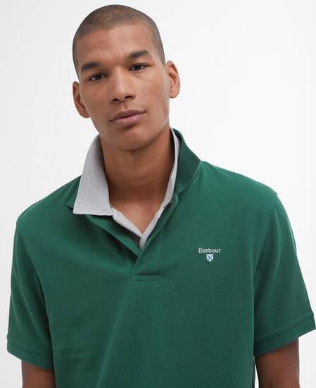 Sports Short-Sleeved Polo Shirt Racing Green