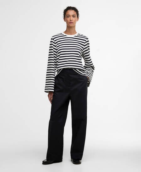 Hose Inez Wide-Leg Dark Navy