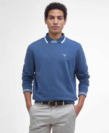 Rosford Tipped Sweatshirt Dark Denim