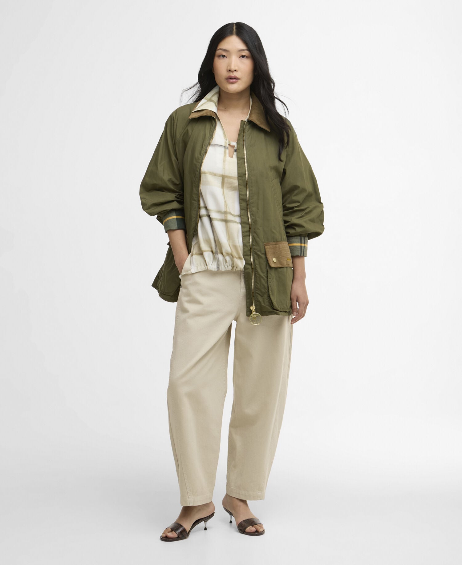 Laneshaw Casual Jacket Dusky Green / Ancient