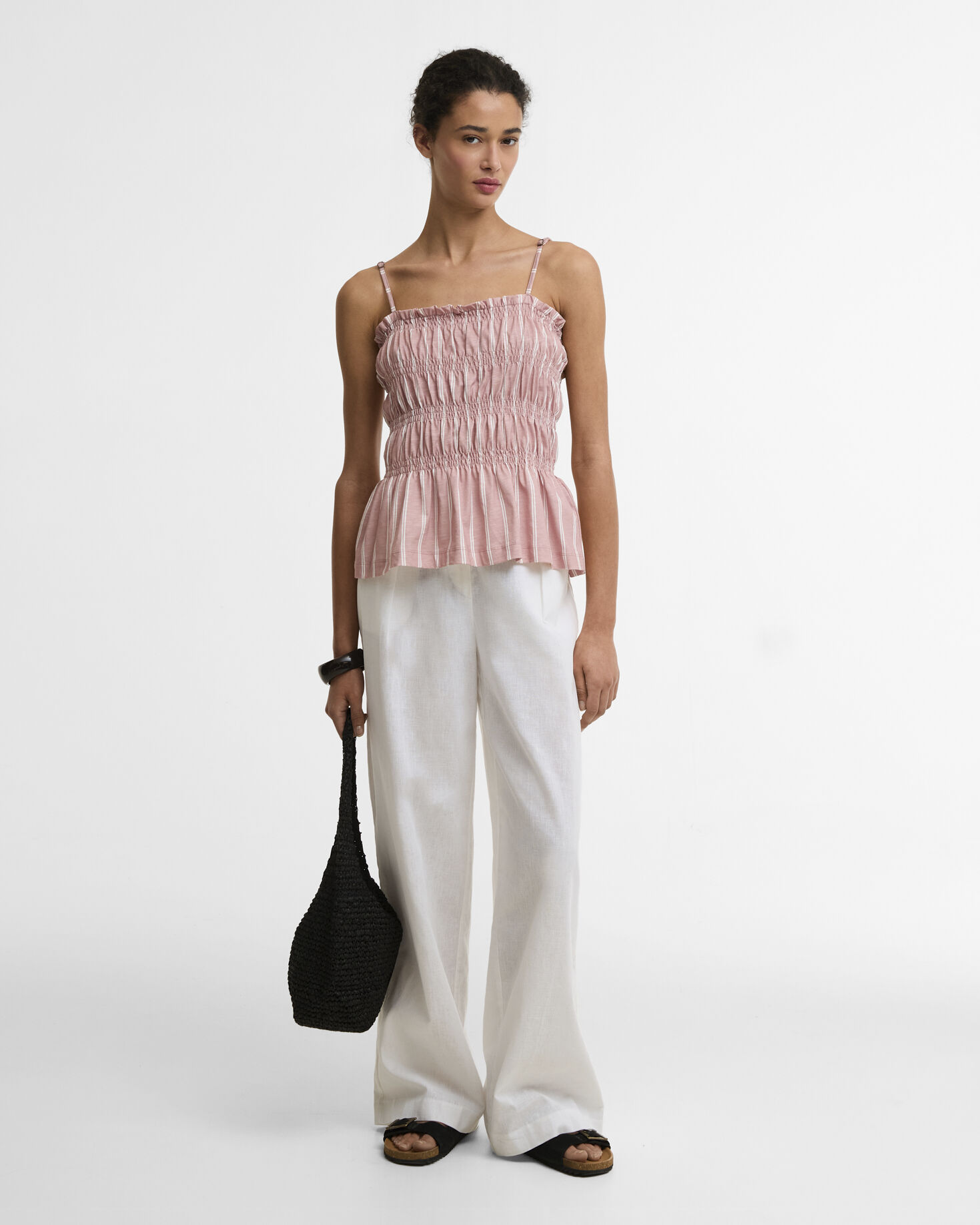 Madeline Top Gardenia Stripe