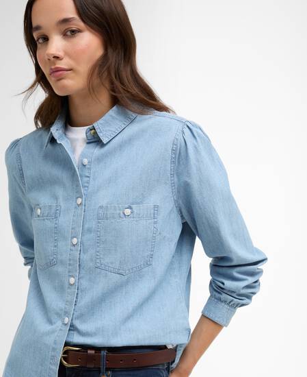 Zaria Long-Sleeved Shirt Chambray