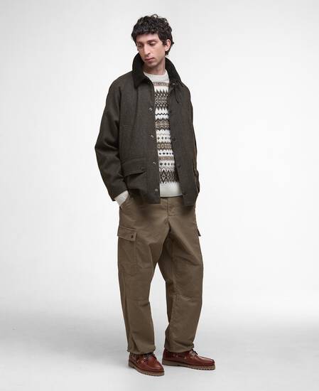 Giacca in lana Modified Bedale Olive