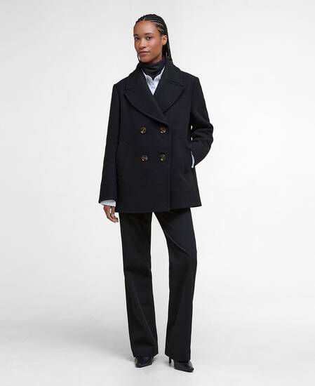 Kurzmantel Indie Wool Black/Onyx Tartan Kurzmantel Indie Wool Black/Onyx Tartan