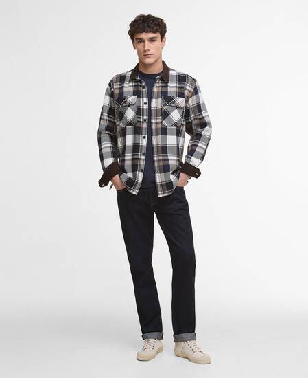 Grasmoor Relaxed Long-Sleeved Shirt Navy