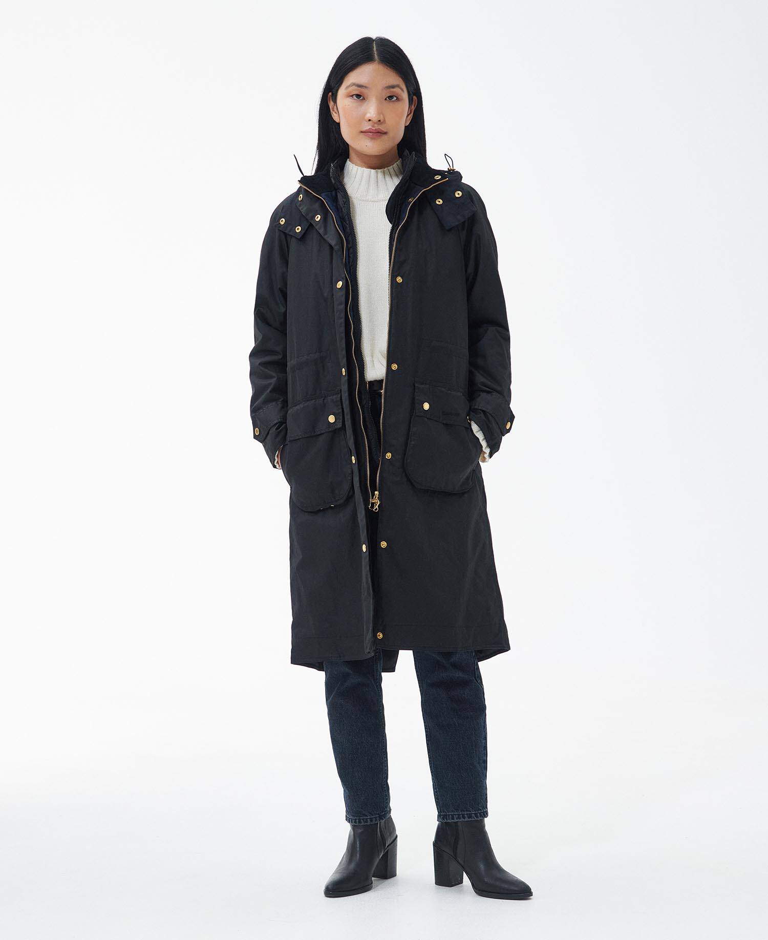 Long Cannich Waxed Jacket image number 1