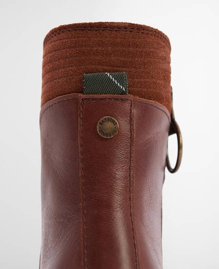 Dahlia Heeled Ankle Boots Chestnut