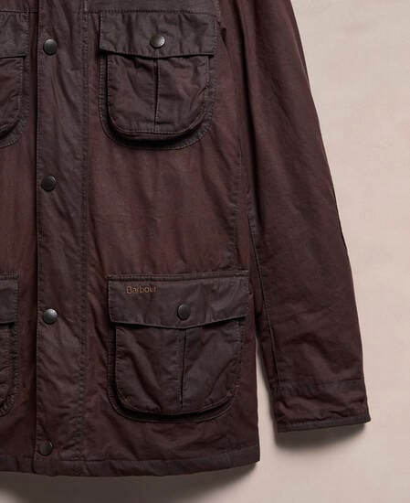 Barbour Re-Loved Men's Corbridge Waxed Jacket - Size XL Rustic