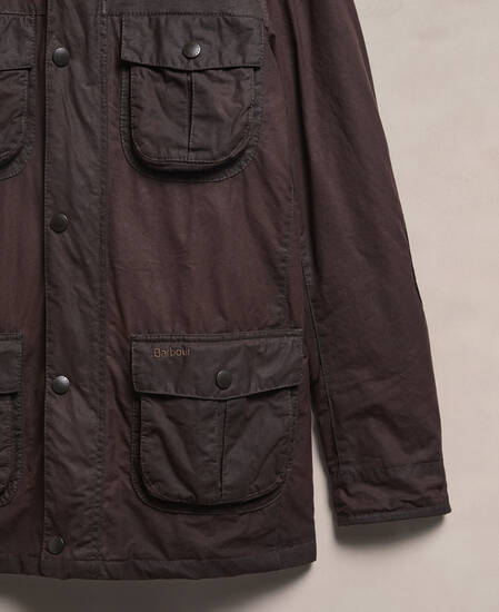 Barbour Re-Loved Men's Corbridge Waxed Jacket - Size XL Rustic