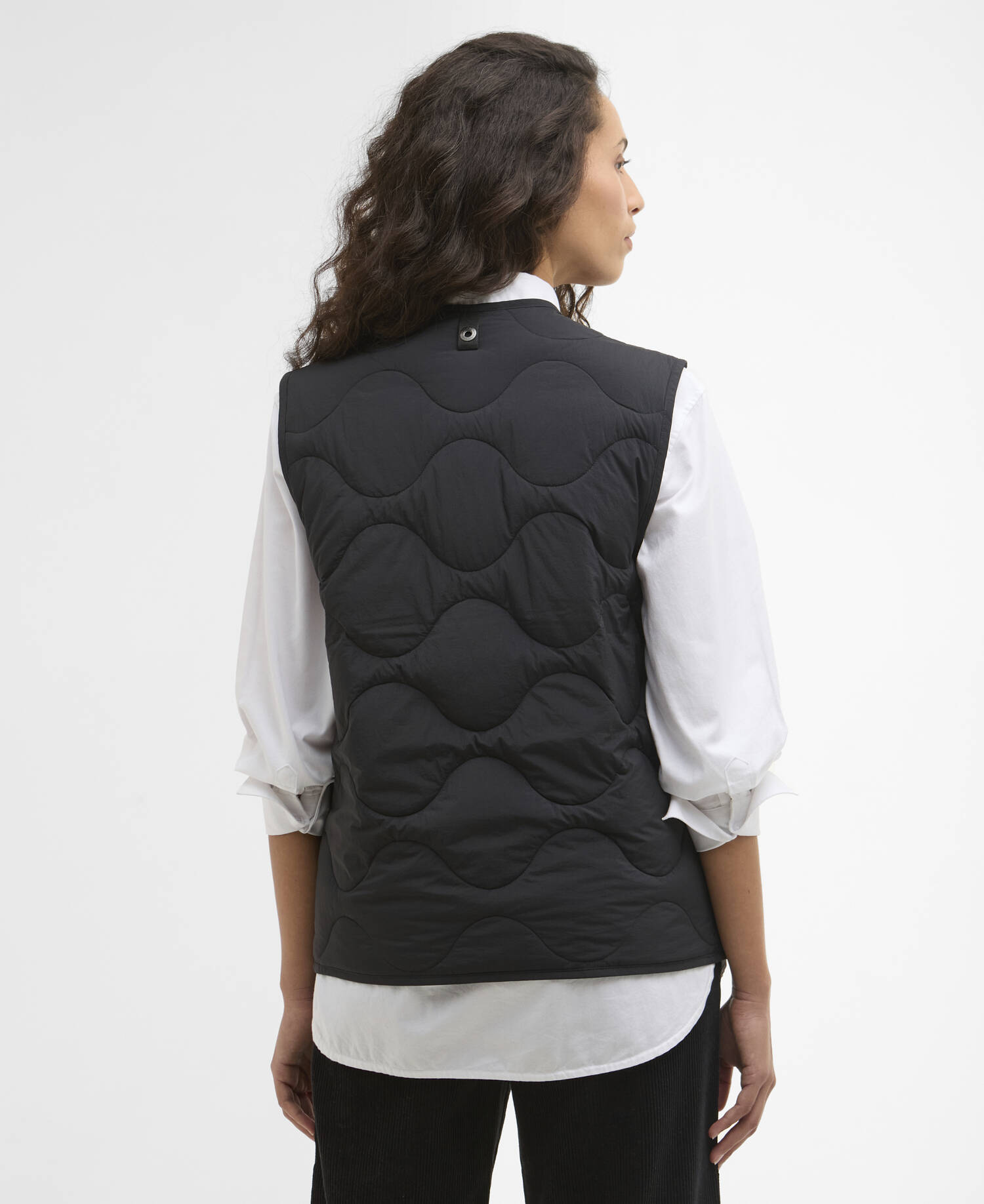 Barbour x ARKET Alice Gilet Black image number 2