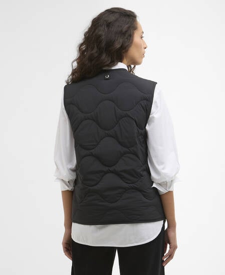 Barbour x ARKET Alice Gilet Black Barbour x ARKET Alice Gilet Black