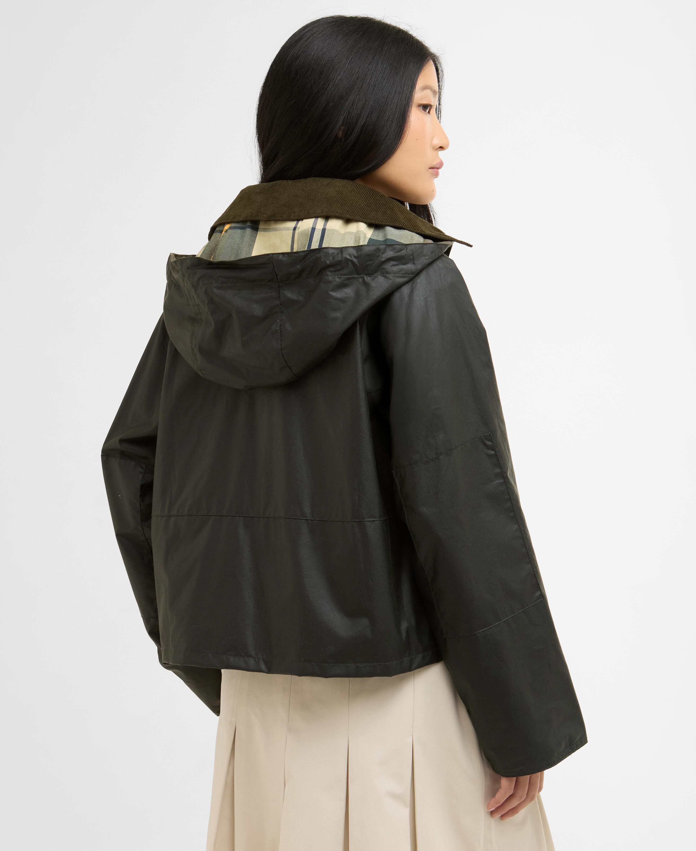 Liza Waxed Jacket Fern/Ancient