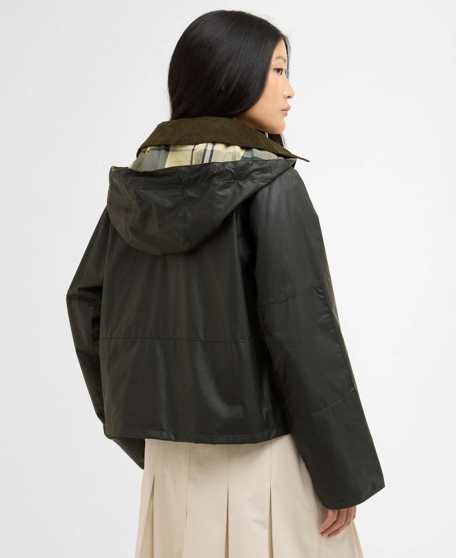 Liza Waxed Jacket Fern/Ancient image number 2
