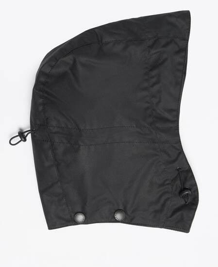 Waxed Storm Hood Classic Black