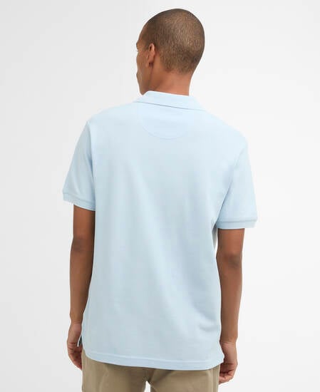 Poloshirt Pima Cotton Tailored Sky