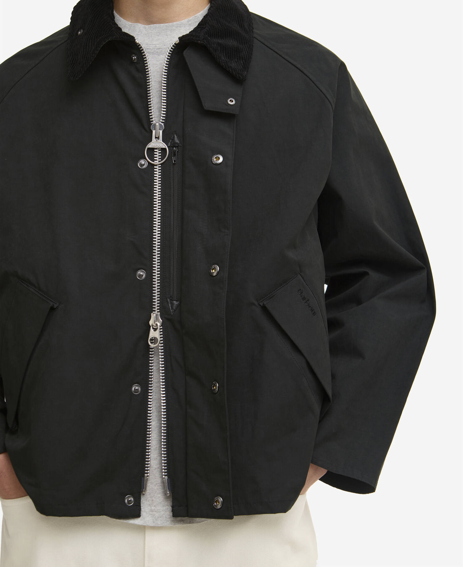 Transporter Oversized Casual Jacket Black image number 4