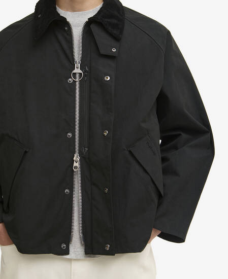Transporter Oversized Casual Jacket Black