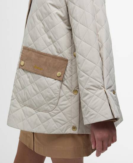 Corinne Quilted Jacket Light Sand/Ancient