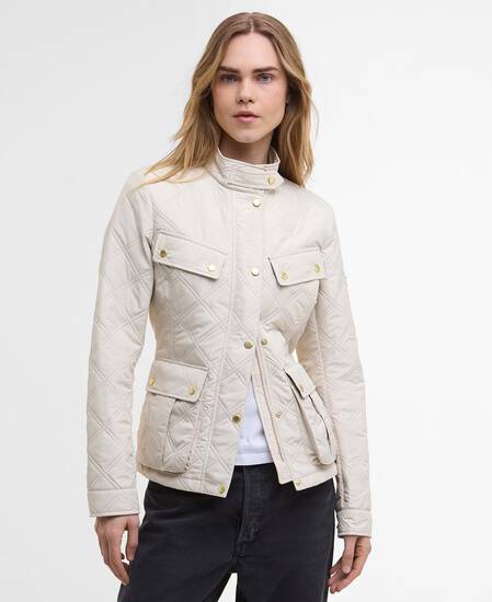 Halsey Quilted Jacket Jasmine/Dusky Khaki