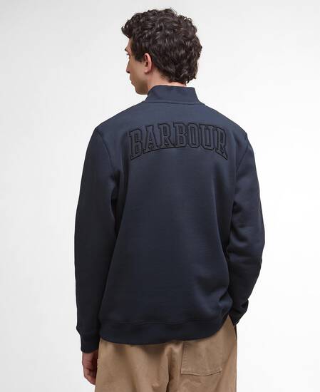 Cragwell Relaxed Half-Zip Sweatshirt Dark Navy
