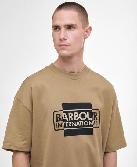 Divide Oversized Graphic T-Shirt Trench