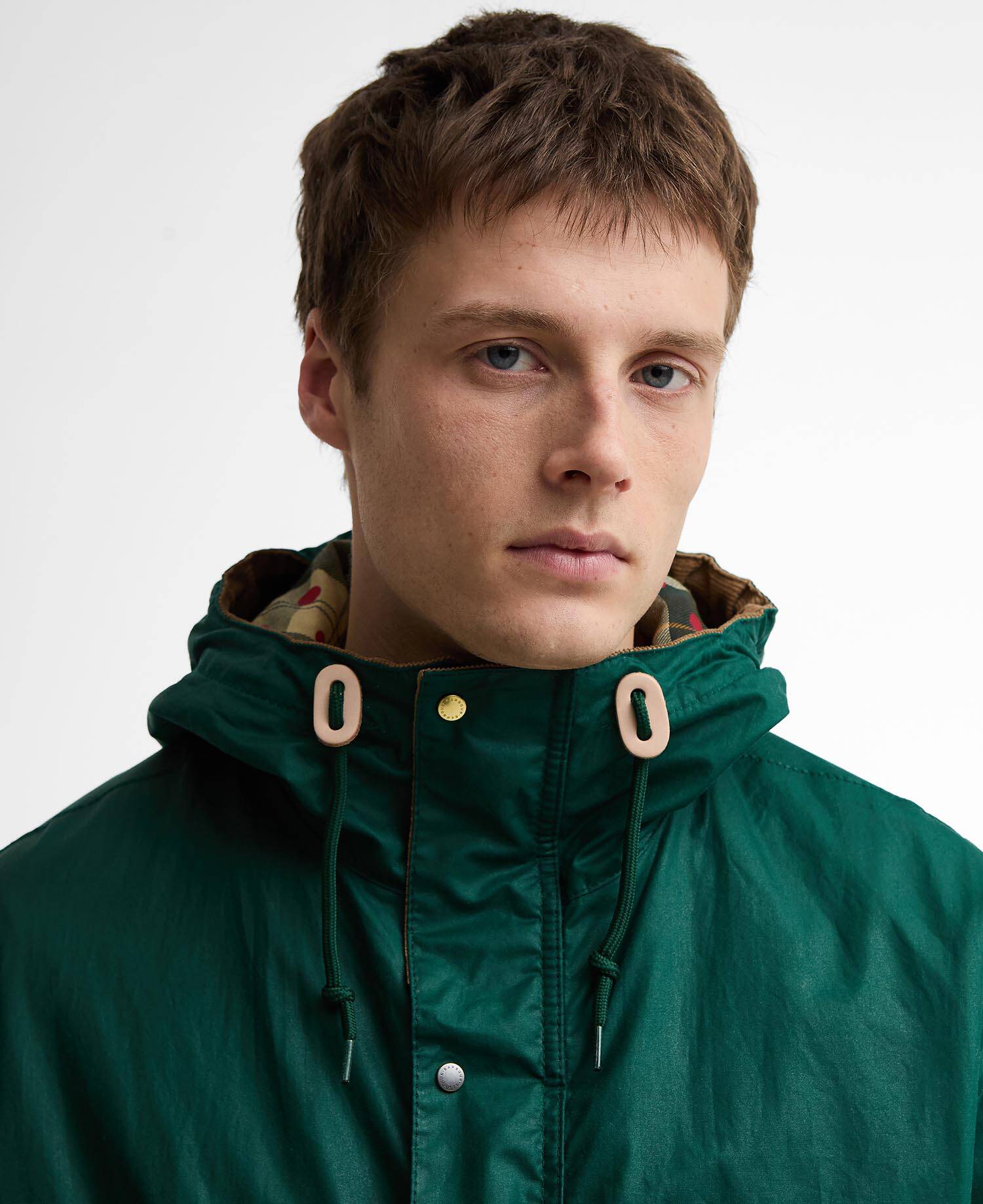 Giacca cerata Durham Paul Smith Loves Barbour Rich Green image number 3