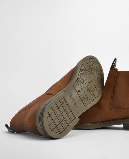 Farsley Chelsea Boots Dark Tan