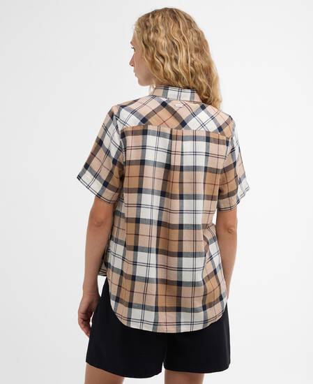 Fern Short-Sleeved Tartan Shirt Hessian Tartan