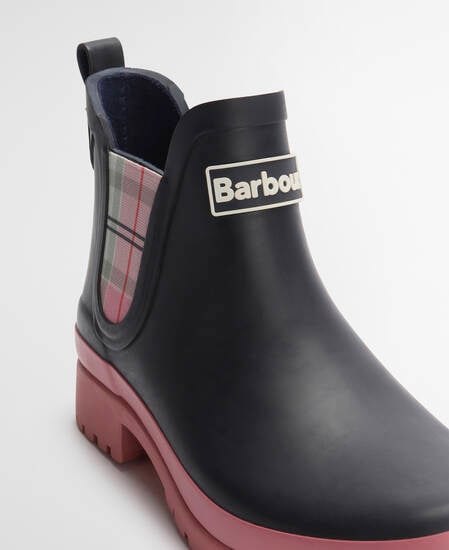 Mallow Wellingtons Navy/Cherry Blossom