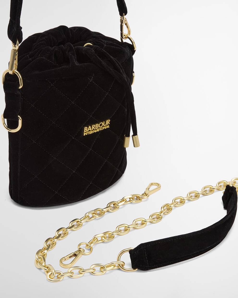 Balham Quilted Mini Bucket Bag