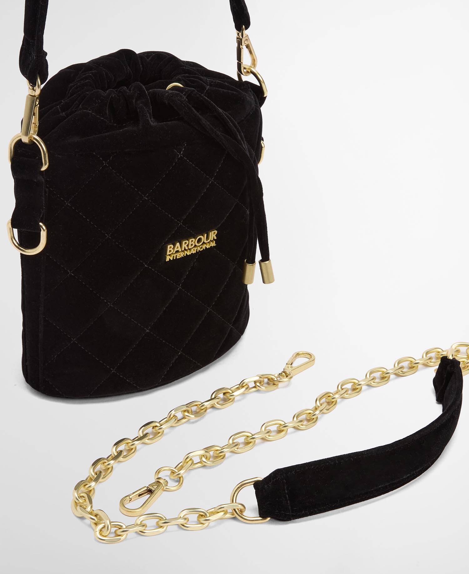 Balham Quilted Mini Bucket Bag image number 6