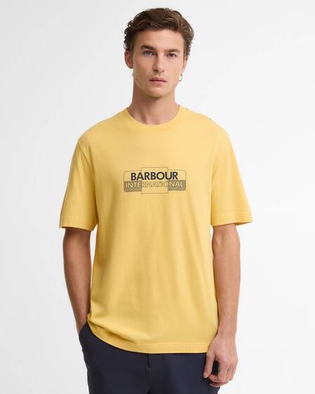 Leighton Graphic T-Shirt Misted Yellow