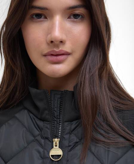 Ebony Quilted Sweatshirt Black