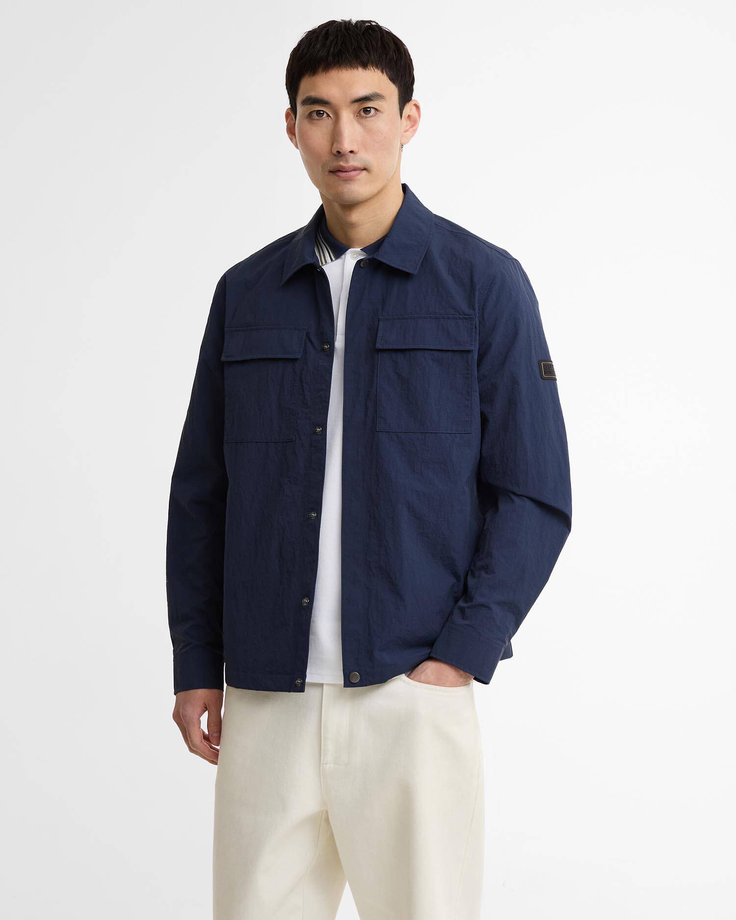 Overshirt Ardie Ripstop Oxford Navy image number 0