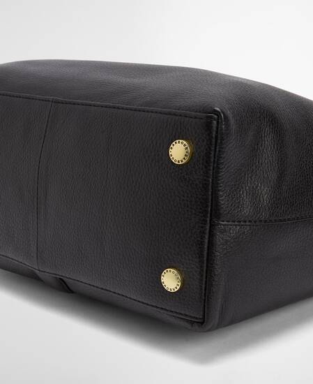 Alder Leather Tote Bag Black