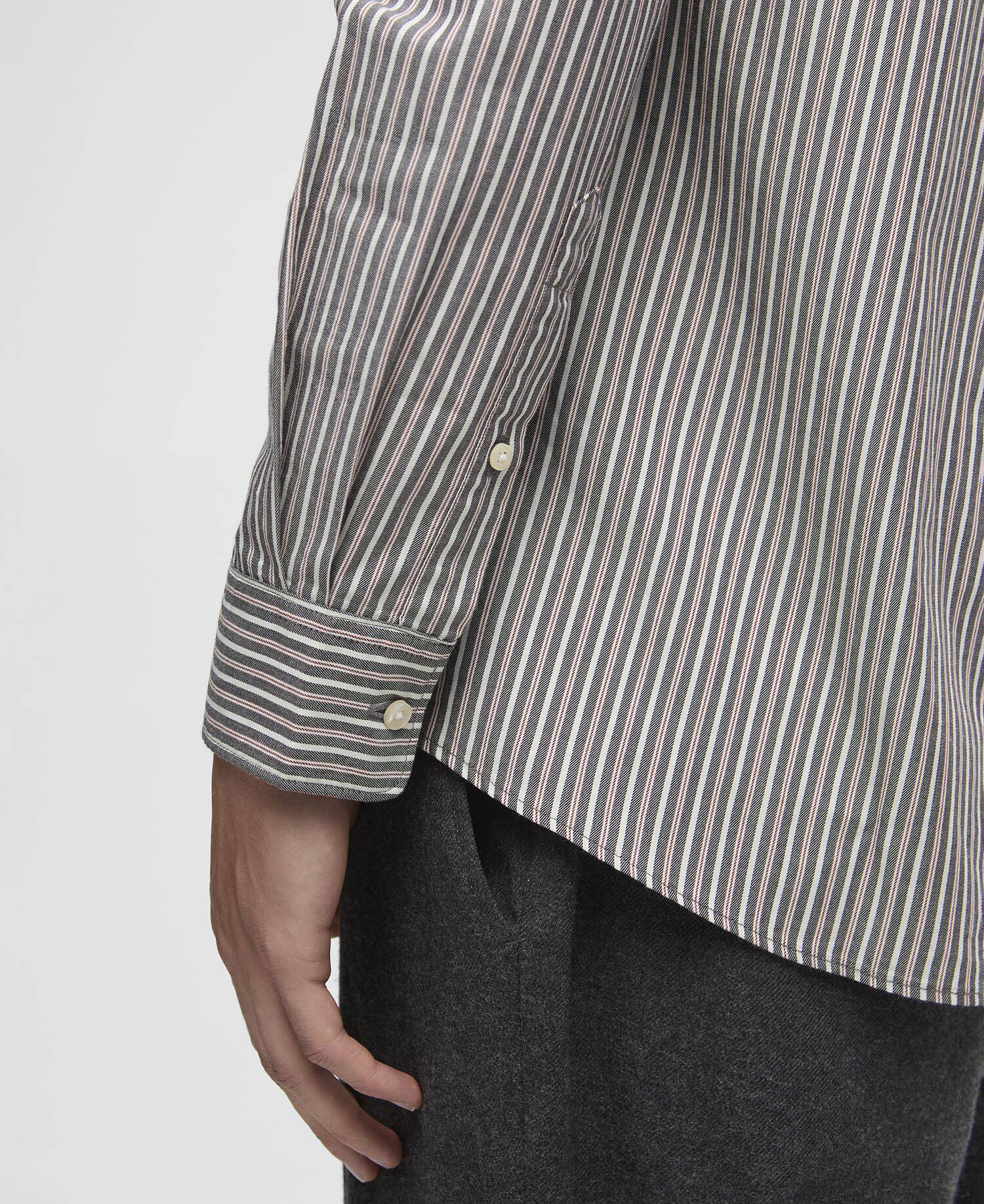 Longfield Striped Tailored Shirt Whisper White image number 4