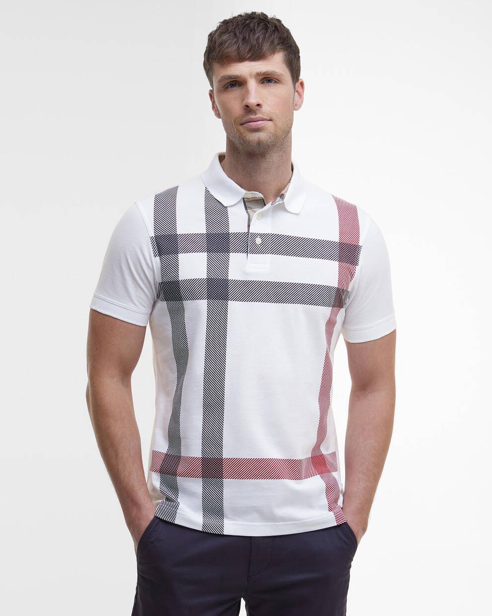 Blaine Tartan Short-Sleeved Polo Shirt
