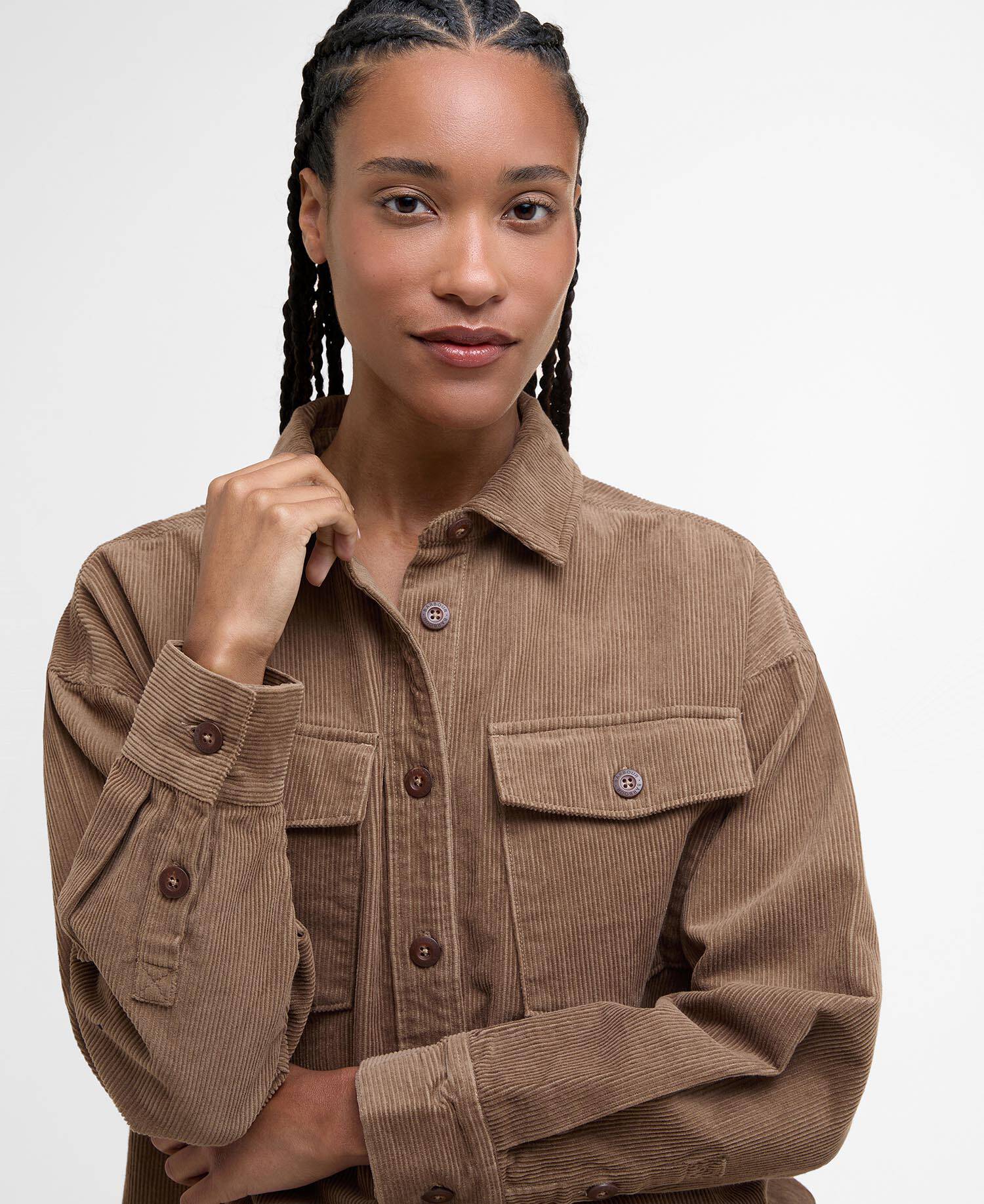 Yasmin Relaxed Cord Shirt image number 3